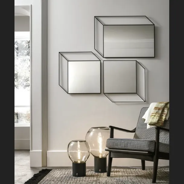 Specchi Sguardo con cornice in metallo di Target Point