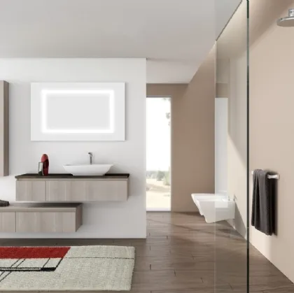 Mobile da Bagno sospeso New Smart NS37 di Arteba