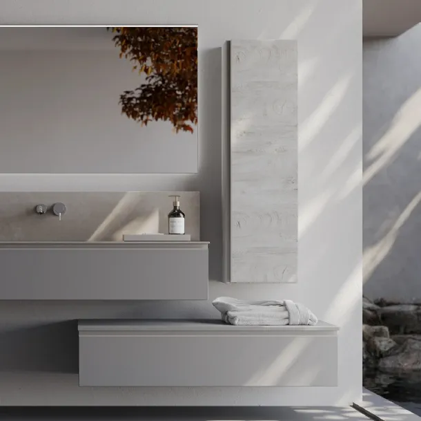 Mobile da Bagno sospeso New Smart NS08 di Arteba