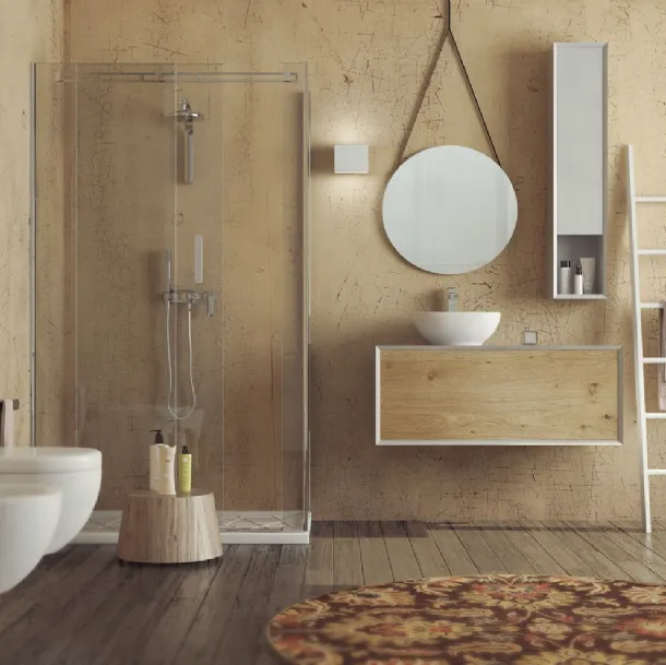 Mobile da bagno sospeso in legno SuperNatural SN08 di Arteba