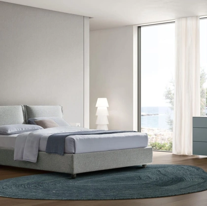 Letto imbottito Lola con contenitore di Maronese