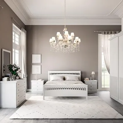 Letto con testiera Medea di Villanova