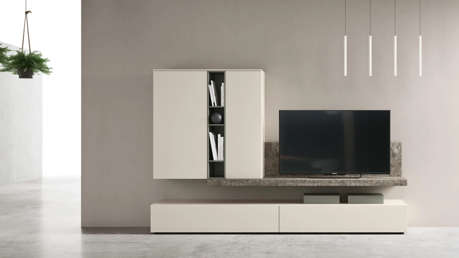 Mobile Porta Tv a terra sm2374 di Maronese