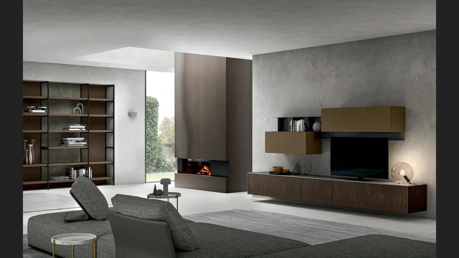Parete Attrezzata Living Asia di Arredo3