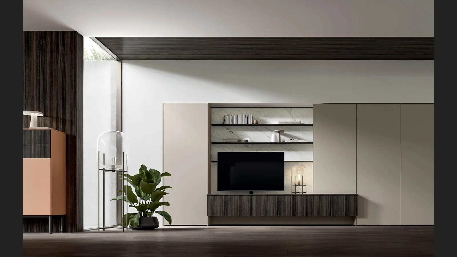 Parete Attrezzata Living Kali di Arredo3