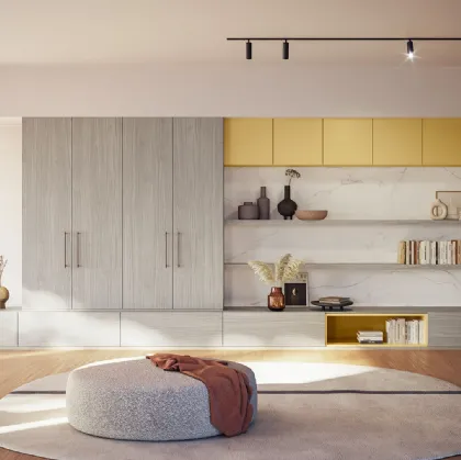 Parete Attrezzata Living LV719 di Giessegi